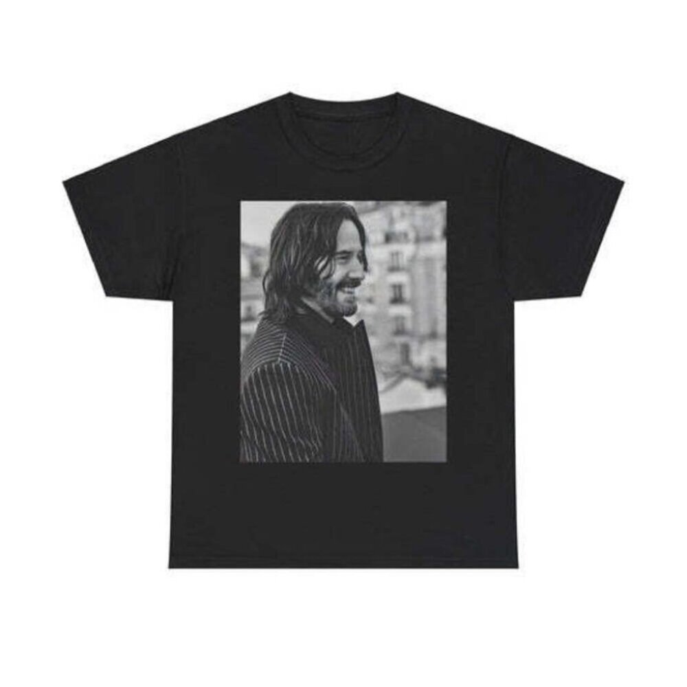 Keanu Reeves 90s Tour Style Tee Retro Movie Icon Graphic Unisex T-Shirt